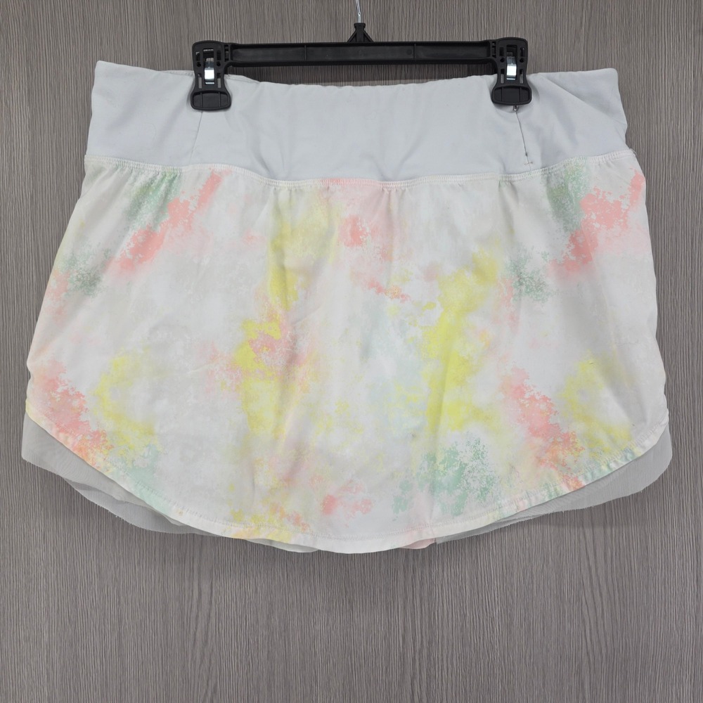 Calia Callie Underwood Pastel Abstract Athletic Skort